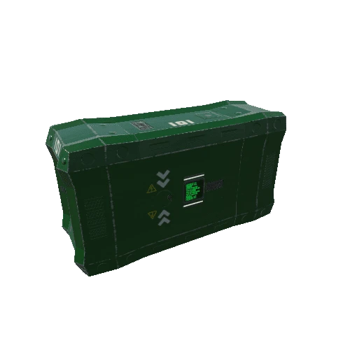 container Clear green